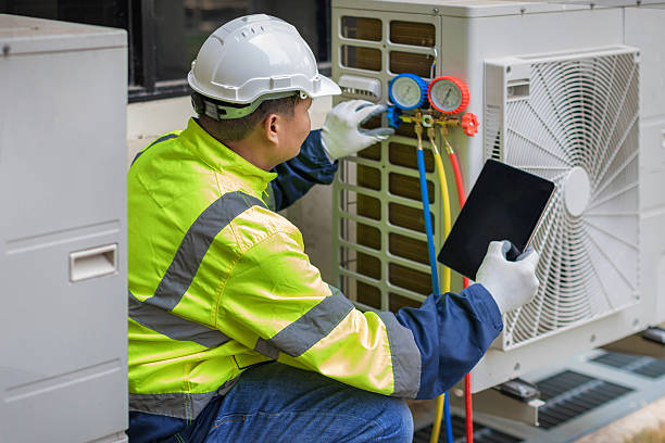 Professional Hvac technician working in Glendale, WI